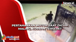 Pertahankan Motor saat Dicuri Maling, Korban Terseret