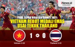 Infografis Vietnam Raih Emas Sepak Bola SEA Games 2021 usai Tekuk Thailand
