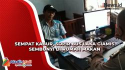 Sempat Kabur, Sopir Bus Laka Ciamis Sembunyi di Rumah Makan<