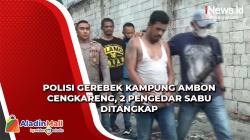 Polisi Gerebek Kampung Ambon Cengkareng, 2 Pengedar Sabu Ditangkap