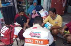 3 Hari Tanjung Emas Terendam Banjir Rob, Banyak Warga Alami Tekanan Darah Tinggi