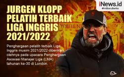 Infografis Jurgen Klopp Pelatih Terbaik Liga Inggris 2021/2022