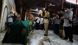 Suasana Persemayaman Jenazah Buya Syafii Maarif di Masjid Gede Kauman