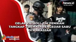 Gelar Patroli, Tim Penikam Tangkap 2 Remaja Pengedar Sabu di Makassar