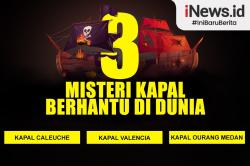 Infografis 3 Misteri Kapal Berhantu di Dunia