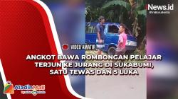 Angkot Bawa Rombongan Pelajar Terjun ke Jurang di Sukabumi Diduga Rem Blong, Satu Tewas dan 5 Luka