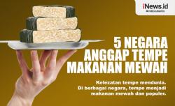 Infografis 5 Negara Anggap Tempe sebagai Makanan Mewah