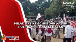 Milad PKS ke-20, Ribuan Kader Putihkan Istora Senayan