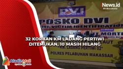 32 Korban KM Ladang Pertiwi Ditemukan, 10 Masih Hilang