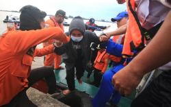 BPBD Kalsel Jemput 7 Korban Selamat KM Ladang Pertiwi 2