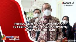 Pemilu Serentak Dilaksanakan 14 Februari 2024, Masa Kampanye Disepakati 90 Hari