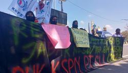 Buruh Majalengka Jemput Rekan di Pabrik, Aksi Bersama di DPRD Tuntut Realisasi Kepgub <