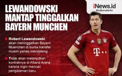 Infografis Lewandowski Mantap Tinggalkan Bayern Munchen