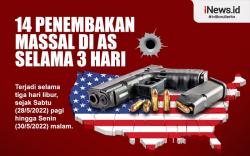 Infografis 14 Penembakan Massal di Amerika Serikat Selama 3 Hari