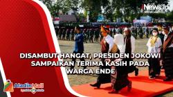 Disambut Hangat, Presiden Jokowi Sampaikan Terima Kasih pada Warga Ende
