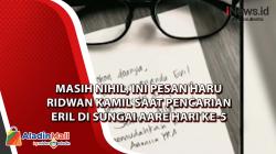 Masih Nihil, Ini Pesan Haru Ridwan Kamil saat Pencarian Eril di Sungai Aare Hari ke-5<