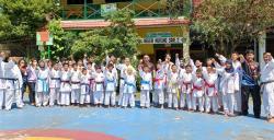 Inkado Kabupaten Hulu Sungai Utara Sambut Kunjungan Inkado Perguruan Dojo Telaga Biru Banjarmasin<