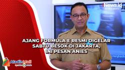 Ajang Formula E Resmi Digelar Sabtu Besok di Jakarta, Ini Pesan Anies
