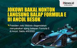 Infografis Jokowi Bakal Nonton Langsung Balap Formula E di Ancol Besok