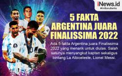 Infografis 5 Fakta Argentina Juara Finalissima 2022: Messi Samai Level Ronaldo dan Maradona
