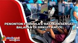 Penonton Formula E Rasakan Sensasi Balapan di Lintasan Sirkuit Ancol