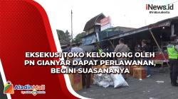 Eksekusi Toko Kelontong oleh PN Gianyar Dapat Perlawanan, Begini Suasananya