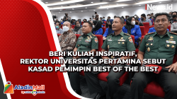 Beri Kuliah Inspiratif, Rektor Universitas Pertamina Sebut Kasad Pemimpin Best of The Best