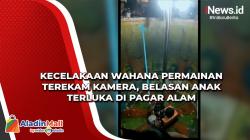 Video Kecelakaan Wahana Permainan Terekam Kamera, Belasan Anak Terluka di Pagar Alam