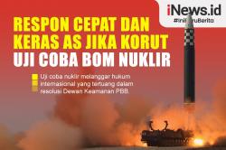 Infografis Respons Cepat dan Keras AS jika Korut Uji Coba Bom Nuklir