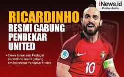 Infografis Dewa Futsal Ricardinho Resmi Gabung Pendekar United