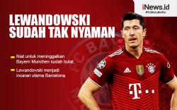 Infografis Robert Lewandowski Sudah Tak Nyaman di Bayern Munchen