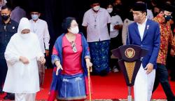 Presiden Jokowi Didampingi Megawati Soekarnoputri Resmikan Masjid At-Taufiq