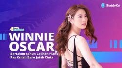 Winnie Oscar, Bertahun-tahun Latihan Piano saat Kuliah Baru Jatuh Cinta