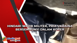 Hindari Wajib Militer, Pria Ukraina Bersembunyi dalam Koper