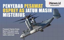Infografis Pesawat Bawa 5 Marinir AS Jatuh di Gurun