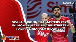 Sisi Lain Indonesia Masters 2022, Ini Momen Mathias Christiansen Fasih Berbahasa Indonesia
