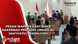 Pesan Wapres saat Buka Rakernas Pertama Ormas Al Jam’iyatul Washliyah 