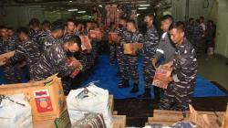 TNI AL Koarmada II Berangkatkan KRI Makassar-590 Kirim Bantuan Gempa Mamuju