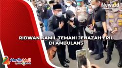 Berangkat ke Bandung, Ridwan Kamil Temani Jenazah Eril di Ambulans