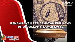 Video Penampakan Peti Jenazah Eril yang Ditunjukkan Ridwan Kamil
