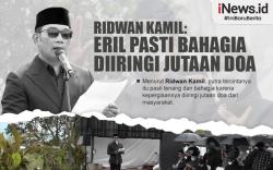 Infografis Ridwan Kamil: Eril Pasti Bahagia Diiringi Jutaan Doa