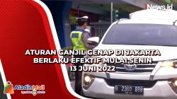 Aturan Ganjil Genap di Jakarta Berlaku Efektif Mulai Senin 13 Juni 2022