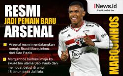 Infografis Arsenal Resmi Dapatkan Marquinhos dari Sao Paolo