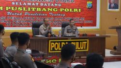 Puslitbang Polri Evaluasi Peralatan Dalmas Persiapan Pengamanan Pemilu di Sulut