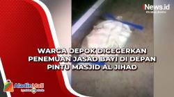 Warga Depok Digegerkan Penemuan Jasad Bayi di Depan Pintu Masjid Al Jihad