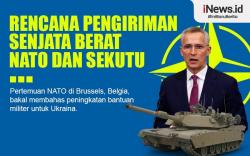 Infografis NATO dan Sekutu Ungkap Rencana Pengiriman Senjata Berat ke Ukraina