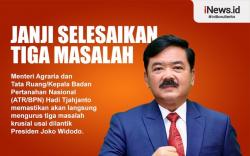 Infografis Hadi Tjahjanto Janji Selesaikan Tiga Masalah
