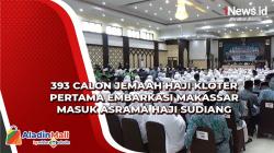 393 Calon Jemaah Haji Kloter Pertama Embarkasi Makassar Masuk Asrama Haji Sudiang