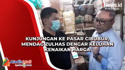 Kunjungan ke Pasar Cibubur, Mendag Zulhas Dengar Keluhan Kenaikan Harga