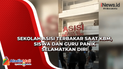 Sekolah Asisi Terbakar saat KBM, Siswa dan Guru Panik Selamatkan Diri